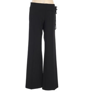 TRINA TURK Black Wide Leg Dress Pants